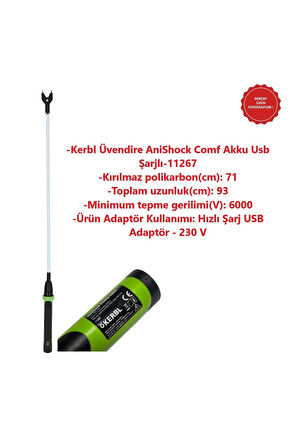 Üvendire Uzun Saplı-AniShock Comf Akku Usb Şarjlı-11267