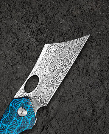 BESTECH SKIRMISH BL07B Şam G10 Sap Damascus Çakı