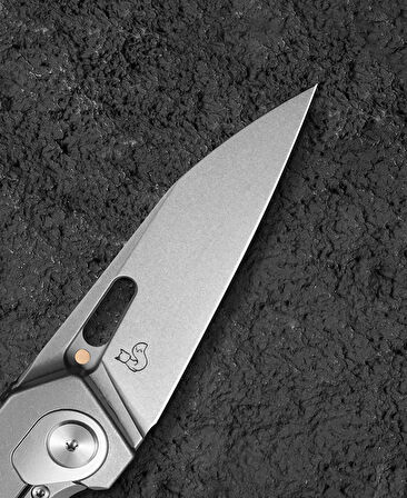 BESTECH VK-VOID BT2305B Beyaz Boncuk Kumlama+Taş Yıkama Titanyum+ Karbon Fiber Sap Stonewash Elmax Çakı