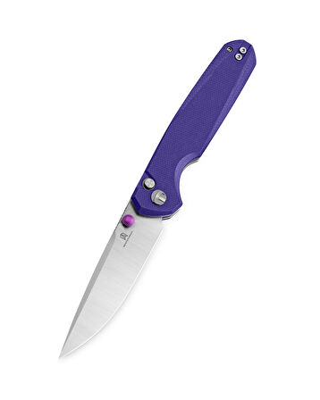 BESTECHMAN VELIX BMK07C: 3.315" 14C28N Çelik Çakı, G10 Sap, Düğme Kilidi, Flipper