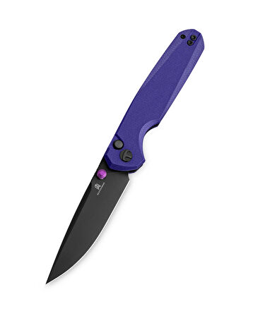 BESTECHMAN VELIX BMK07F: 3.315" 14C28N Çelik Çakı, G10 Sap, Düğme Kilidi, Flipper