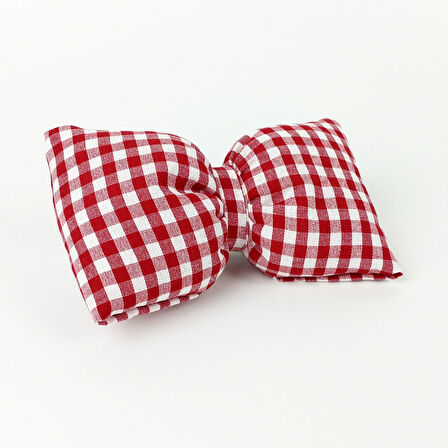 Woodycord  İçi Dolgulu Büyük Boy Pötikareli Fiyonk Otomatik Toka - Bow toka