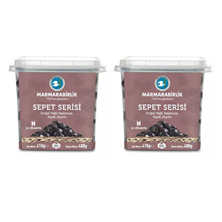 Marmarabirlik Sepet Serisi Yağlı Salamura M Boy 400 gr x 2 Adet