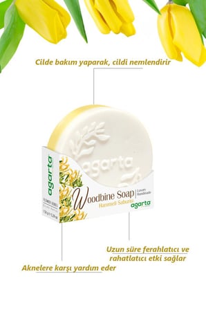Agarta El Yapımı Doğal Hanımeli Sabunu 150 Gr