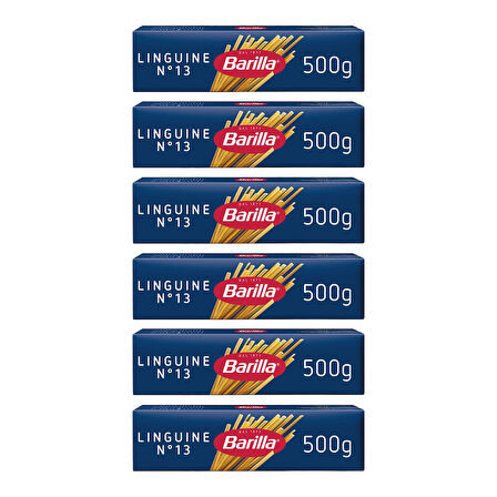 Barilla Linguine Yassı Spagetti 500 G X 6 Adet