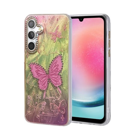 Samsung Galaxy A24 4G Kılıf Blade Aynalı Desenli Kapak - Desen 5