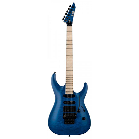 ESP LTD MH-203QM SEE THRU BLUE Elektro Gitar