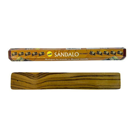 Uretti - Okay 5711 7579 El Yapımı Doğal Ahşap Kayık Tütsü Tahtası - 20'li Tütsü Hediyeli