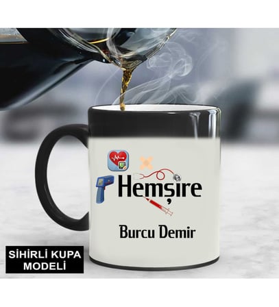 Hemşire Kupa Bardağı Sihirli