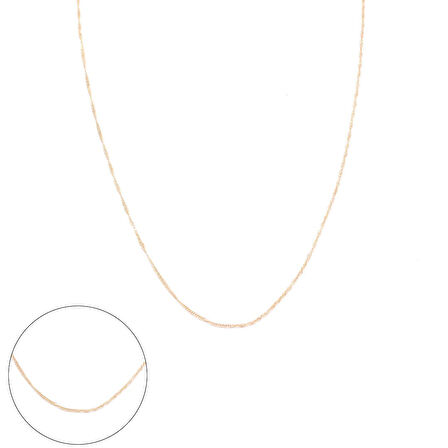 Çelik Zincir 316L Rose Singapur Model 0.5 MM ZN-304