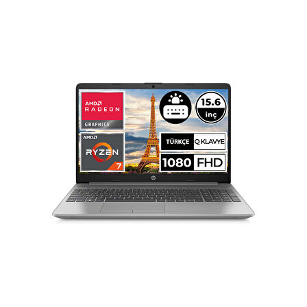 HP 250-G9 6Q8N3ES Harici Ekran Kartı AMD Radeon Graphics 5825U 8 GB DDR4 512 GB 15.6 inç Full HD Freedos Notebook Dizüstü Bilgisayar