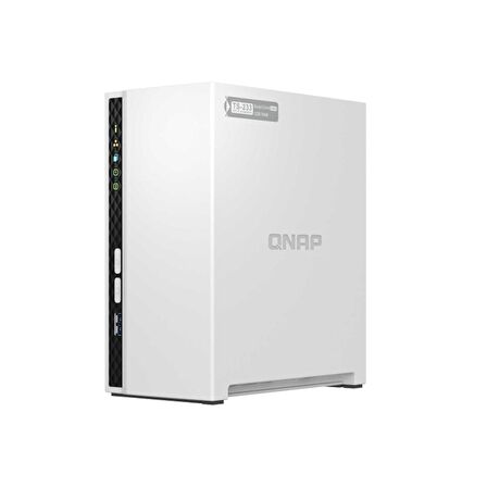 QNAP TS-233A1 2GB 1TB HDD 2x3.5" SATA Desteği RAID(0-1) NAS Depolama Ünitesi