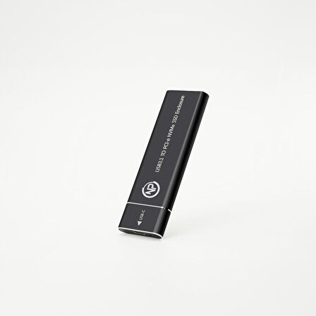 NPO DK02 NVMe M.2  USB-A/Type-C Kablolu Taşınabilir Harici SSD için Boş Kutu