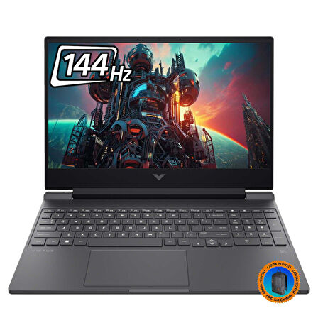 HP Victus 15-FB2028NT A44MJEA002 Ryzen5 7535HS 32GB 512SSD RX6550M 15.6" FHD FreeDOS Dizüstü Bilgisayar-CNT003