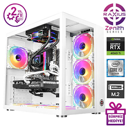 RaXius Zenith Z2 i9 4060TI-149KF001 i9-14900KF 16GB 512SSD RTX4060Ti FreeDOS Gaming Masaüstü Bilgisayar