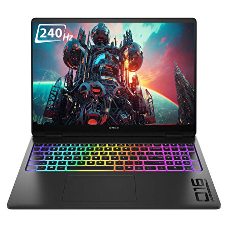 HP Omen Max 16-AH0023NT B92QYEA011 Ultra 9 275HX 64GB 2TBSSD+2TBSSD RTX5080 16" WQXGA FreeDOS Dizüstü Bilgisayar