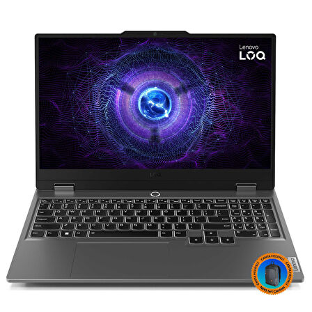 Lenovo LOQ 83DV00G5TR11 i7-13650HX 32GB 512SSD+1TBSSD RTX3050 15.6" FullHD FreeDOS Taşınabilir Bilgisayar-CNT012