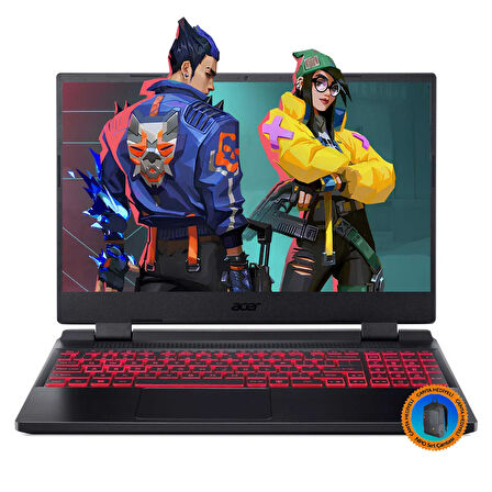 Acer Nitro 5 AN515 NH.QM0EY.009A8 i7-12650H 32GB 512SSD+1TBSSD RTX4060 15.6" FHD FreeDOS Dizüstü Bilgisayar-CNT009