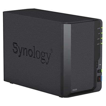 Synology DS223A1 2GB 1TBHDD 2x3.5" SATA Desteği RAID(0-1) NAS Depolama Ünitesi