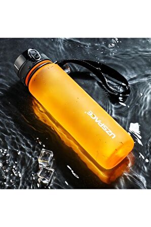 Uzspace  800ml -Yeni Ebat-Boy 25 cm-Tritan Su Matarası Bpa Koku Sızdırma Yok 