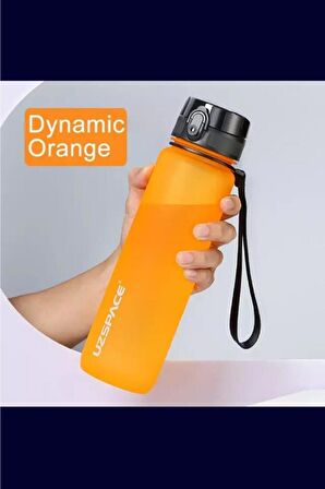 Uzspace  800ml -Yeni Ebat-Boy 25 cm-Tritan Su Matarası Bpa Koku Sızdırma Yok 