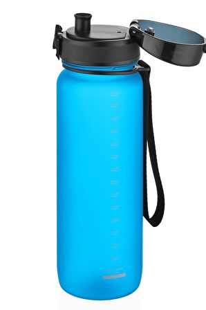 Uzspace  800ml -Yeni Ebat-Boy 25 cm-Tritan Su Matarası Bpa Koku Sızdırma Yok 