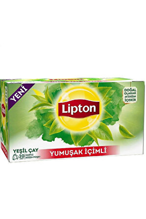 Lipton Yumuşak İçimli Yeşil Çay 20 li 1 paket 1 g