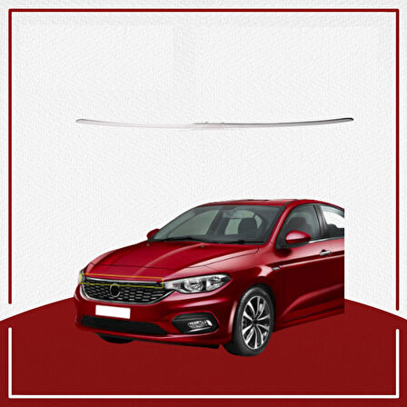 UNC  Fiat Egea Ön Panjur Üstü Çıta 2015-2020 Paslanmaz Çelik