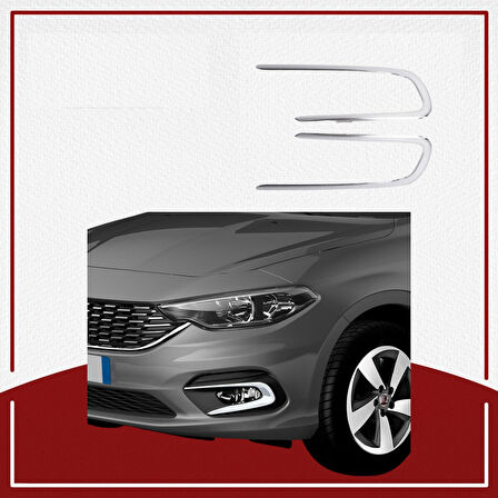 UNC  Fiat Egea Sis Farı Çerçevesi 2015- Paslanmaz Çelik