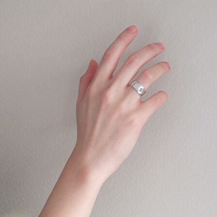 Çelik Alyans Yüzük Düz YZK-308