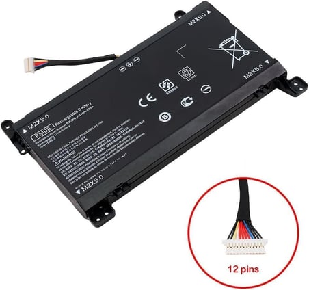 HP OMEN FM08,  HSTNN-LB8A Batarya A++ Pil 12pin