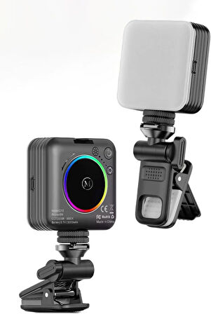 Microcase Şarjlı Çok Fonksiyonlu Ayarlanabilir Ürün Çekim Işığı Softbox Fotoğraf Stüdyo Cep Ledi - SİYAH AL4871