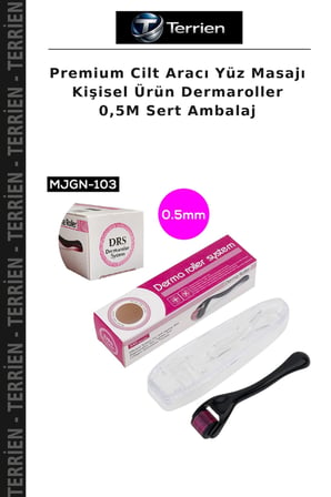 Premium Cilt Aracı Yüz Masajı Kişisel Ürün Dermaroller 0,5M Sert Ambalaj