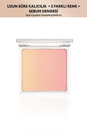 Doğal Görünümlü , 3 Farklı Tonlama Sağlayan, Uzun Süre Kalıcı Allık Cotton Mix Blush (No.1)