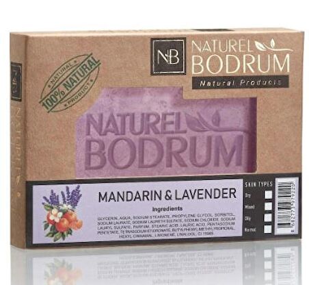 Bodrum Mandalinası Yağı & Lavanta Gliserinli Doğal Sabun 100 Gr