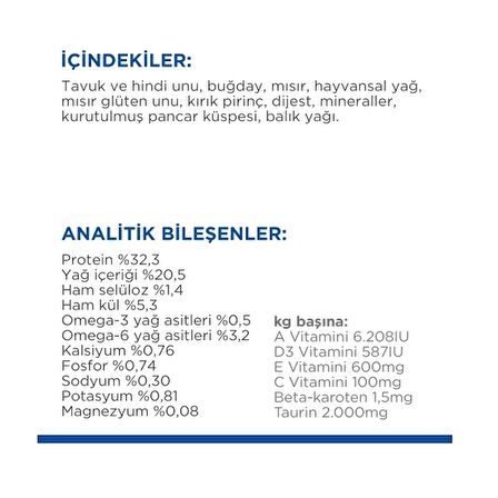 Hills Adult Tavuklu Yetişkin Kedi Maması 3 Kg