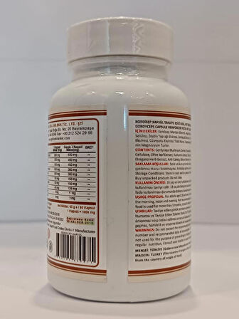 Kordisep Kapsül (CORDYCEPS CAPSULE)