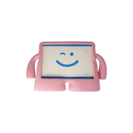 Samsung Galaxy T500 Tab A7 10.4 Kılıf Karakter Tablet Silikon - Açık Pembe iegxx