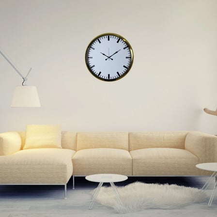 Gold Ivory Prime 52 x 52 Cm Duvar Saati iegxx