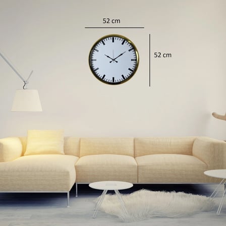 Gold Ivory Prime 52 x 52 Cm Duvar Saati iegxx