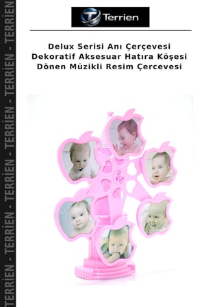 Delux Serisi Anı Çerçevesi Dekoratif Aksesuar Hatıra Köşesi Dönen Müzikli Resim Çercevesi