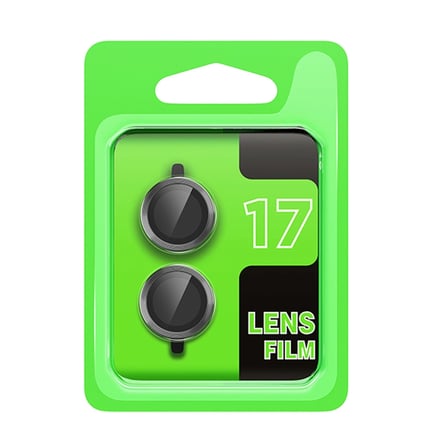 Apple İphone 17 Raze Metal Kamera Lens - Gri iegxx