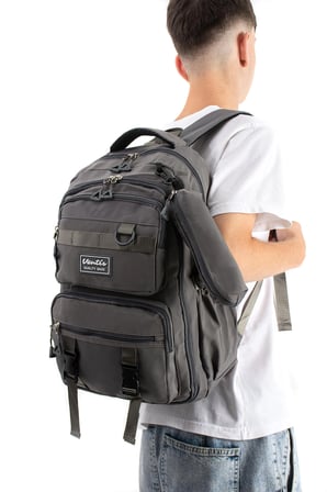 Ventis Qualty – Okul Çantası Su Geçirmez Klinkır Kumaş Unisex Sırt Çantası Model (7C)