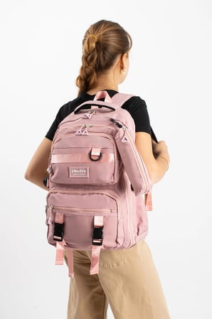 Ventis Qualty – Okul Çantası Su Geçirmez Klinkır Kumaş Unisex Sırt Çantası Model (7C)