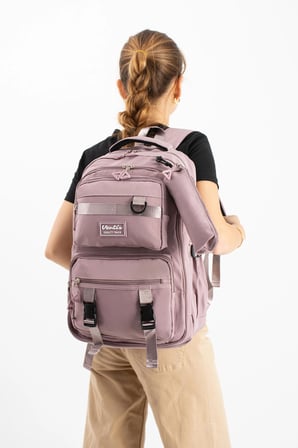 Ventis Qualty – Okul Çantası Su Geçirmez Klinkır Kumaş Unisex Sırt Çantası Model (7C)