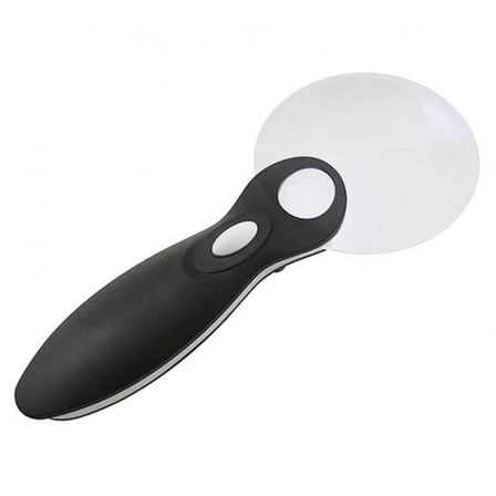 Görsel Destek Okuma Aracı Aydınlatmalı Cam - Kontrolü Için 10x 20x,2led ışıklı El Büyüteç