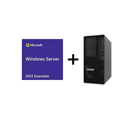 LENOVO ST50 V2 7D8JA043EA XEON E-2324G 16GB 2x960G SSD 500W TOWER 2022+ESSENTIALS SERVER