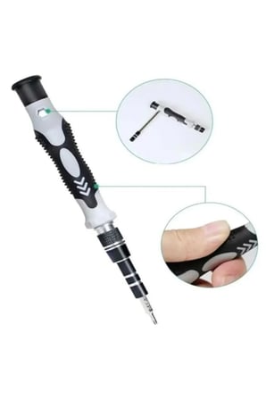 4 Adet Hassas Tornavida Seti – Manyetik Uçlu 115 Parça, Esnek Uzatma, Cep Telefonu Laptop Tamir, Precision Screwdriver Kit