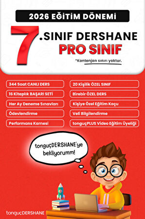 ERKEN KAYIT FIRSATI 2026 7. Sınıf Dershane PRO Sınıf ⭐⭐⭐⭐⭐