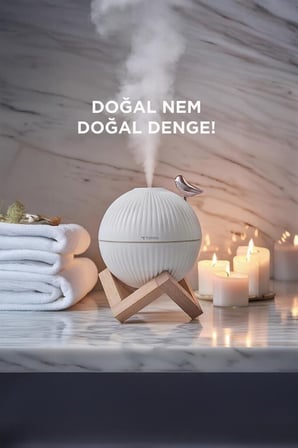 Premium H13 Kuş Figürlü Ahşap Standlı Hava Ofis Oda Kreş